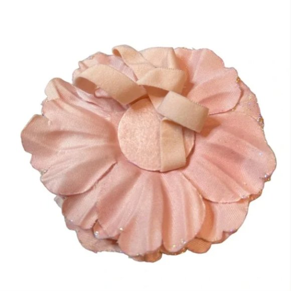 Tieks Flower Pale Pink Box Topper with Faux Rhinestones in Center TT-1-481 - Picture 3 of 3